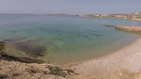 A beach of Koufonissi, Greece Stock Footage 80464646