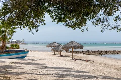 Beach at La Paz Stock Photos