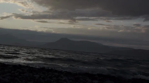 Beach land scape Stock Footage 25214997