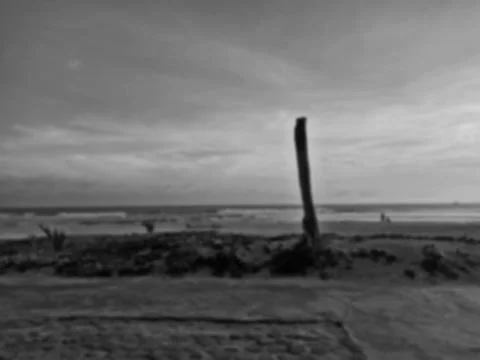 Beach landscape background Stockfoto's