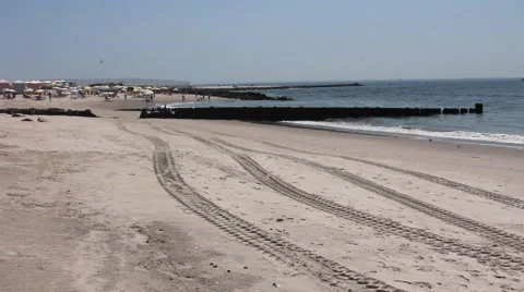 Beach Landscape Stock Footage 64637285