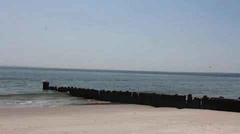 Beach Landscape Stock Footage 64637315