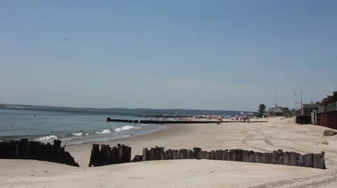 Beach Landscape Stock Footage 64637328