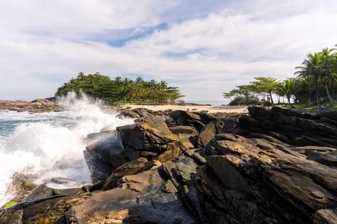 Beach landscape Stock Photos
