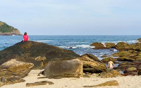 Beach landscape Stock Photos
