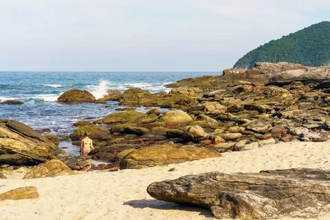 Beach landscape Stock Photos