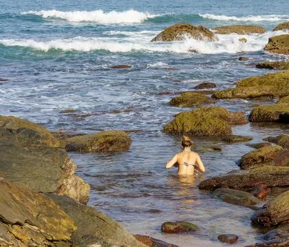 Beach landscape Stock Photos