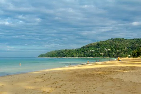 Beach landscape in Phuket Fotos Stock