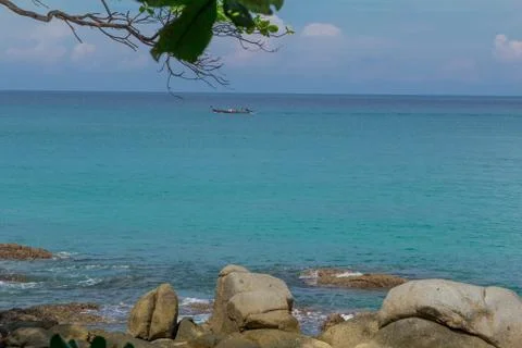 Beach landscape in Phuket 写真素材