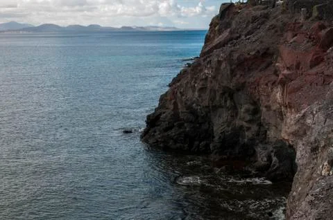 Beach lanzarote Stock Photos