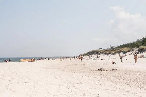 Beach leba Foto stock