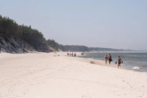 Beach leba Foto stock