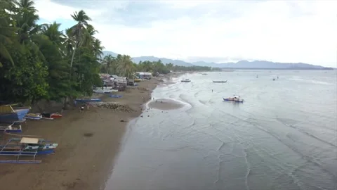 Beach in Lebak, Sultan Kudarat Stock Footage 146633342