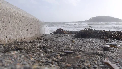 Beach level seaview Stock Footage 81234341