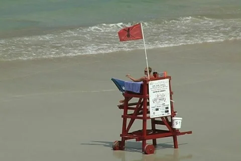 Beach Lifeguard 動画素材 158107