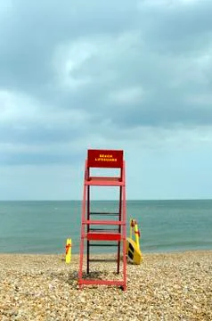 Beach lifeguard Stock Photos