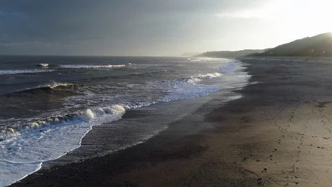 Beach light and shadows Video stock 99038150