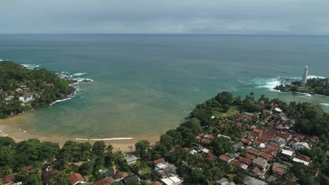 Beach to light house Stock Footage 287969314