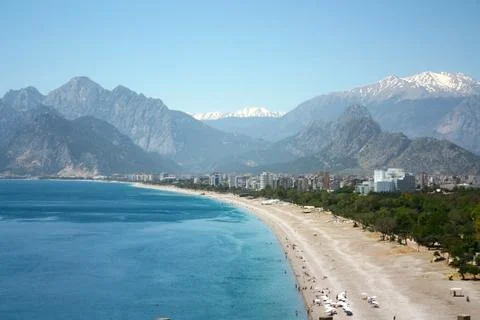 Beach line Fotos Stock