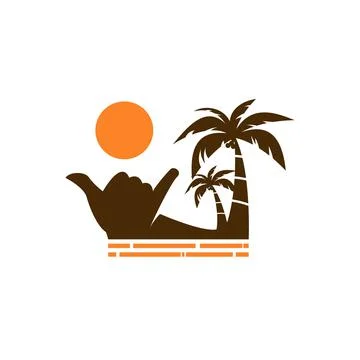 Beach logo Stock Illustration