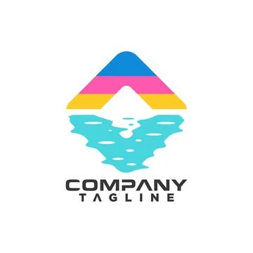 Beach logo Stock Illustration
