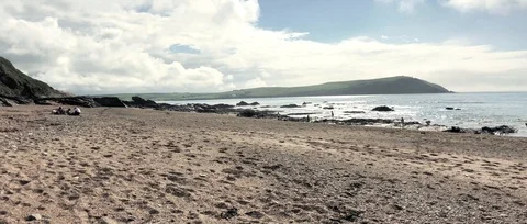 Beach Long Shot 库存影片 91374653