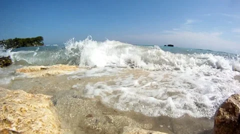 Beach loop Stock Footage 7729134