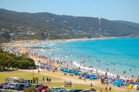 Beach - Lorne Stock Photos
