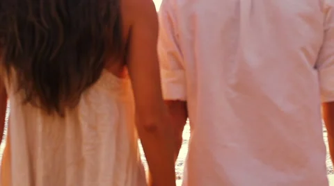 Beach Lovers Stock Footage 52553180