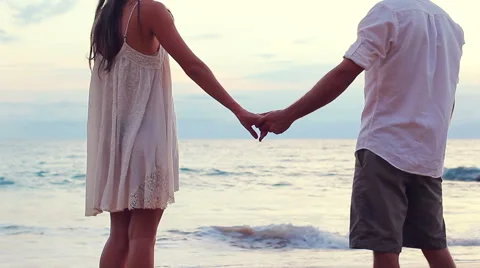 Beach Lovers Stock Footage 52553560