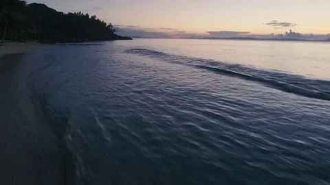 Beach Low Flight - Drone Shot Stock-Footage 81444768