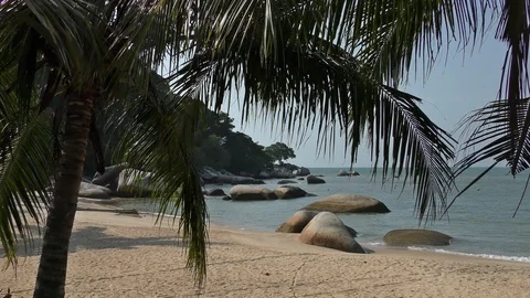 Beach of malaysia 2 Video stock 103043741