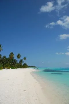 Beach in maldives Stock Photos