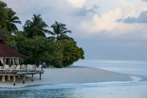 Beach in the maldives Stock Photos