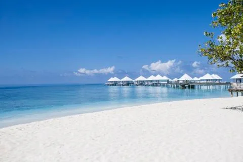 Beach in the maldives Foto stock