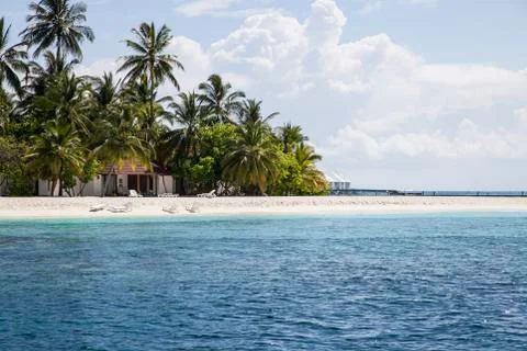 Beach in the maldives Stock Photos