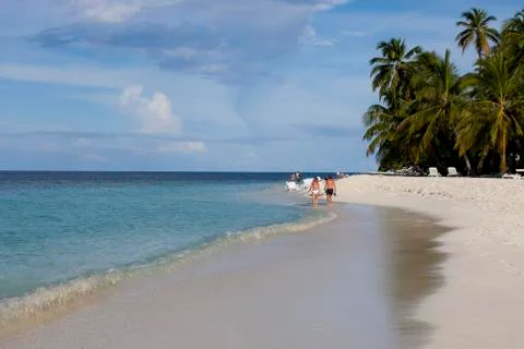 Beach in the maldives Stock Photos