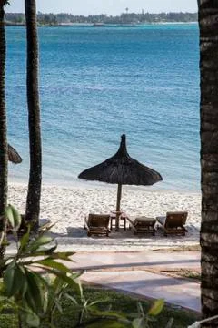 Beach in the maldives Stock Photos