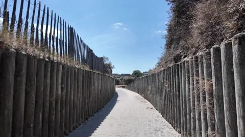 Beach at Malo-les-Bains in Dunkirk France Stock Footage 342815546