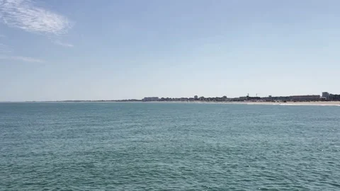 Beach at Malo-les-Bains in Dunkirk France Vídeo Stock 342815615