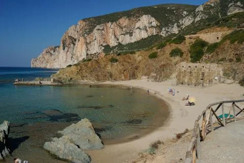 Beach of Masua Stock-Fotos