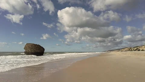 Beach MAtalascanas in Almonte Stock Footage 263622135