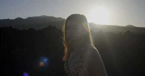 On the beach in Maui Stock Footage 111038766