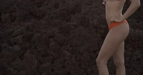 On the beach in Maui Stock Footage 111055013