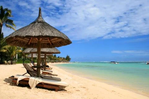 Beach Mauritius Stock Photos