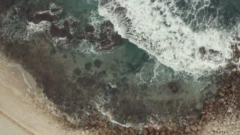 A beach of the Mediterranean Sea Stock Footage 220448939