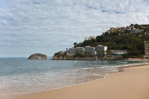 Beach of mismaloya Stock Photos