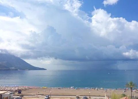 Beach in Montenegro Stock Photos