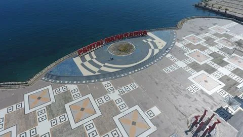 Beach monument Foto stock