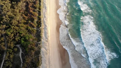 Beach in the morning Stock Footage 88239674